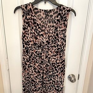 Daisy Fuentes cheetah pattern dress